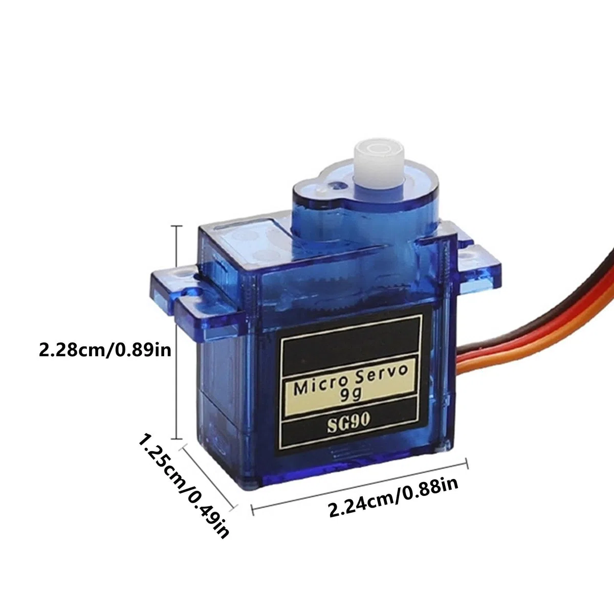 TECKEEN Staffa per Gimbal a 2 Assi con Servo PTZ Piattaforma per Telecamera Pan/Tilt Anti-Vibrazione Set di Supporti per Telecamera per Aerei, Robot, Auto con Servo da 9g