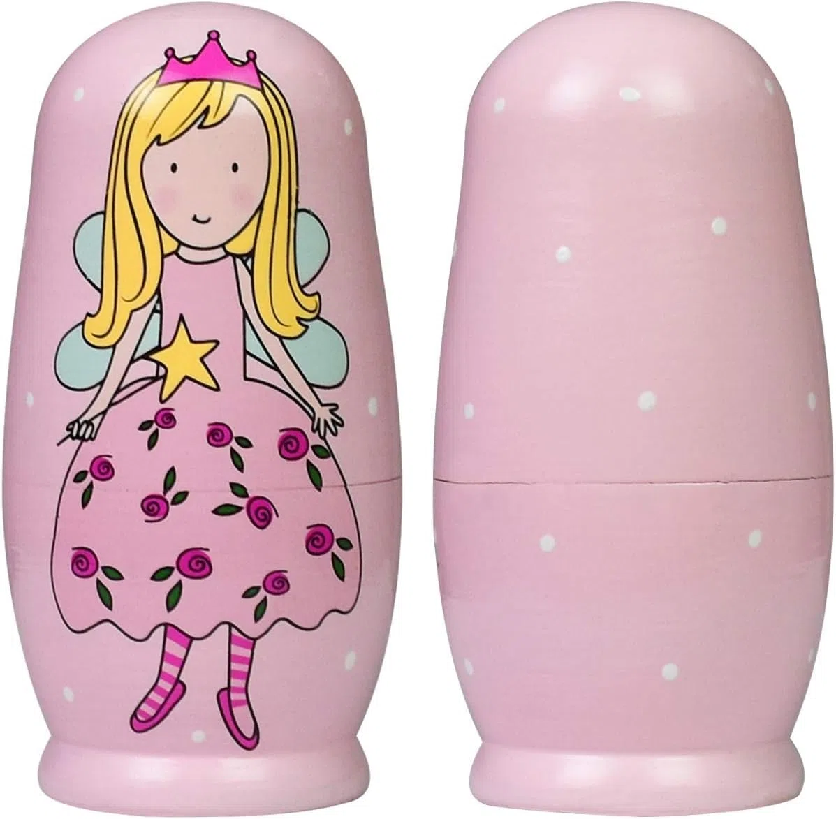5 Pezzi Matrioska Bambola in Legno, Matrioska Russa Classica, Decorazione Casa Tradizionale,Impilabili Bambole Set per Feste, Festival, Soggiorno, Decorazioni per la Camera da Letto