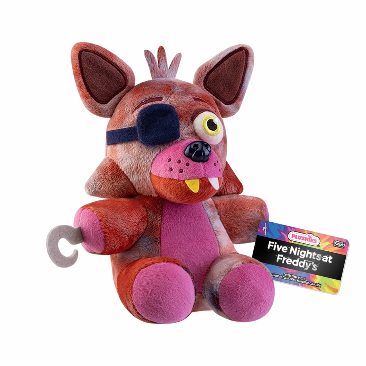 Funko Plush: Five Nights At Freddy's (FNAF) TieDye - Foxy - Peluche da Collezione - Idea Regalo per il Compleanno - Merchandising Ufficiale E Fidanzate