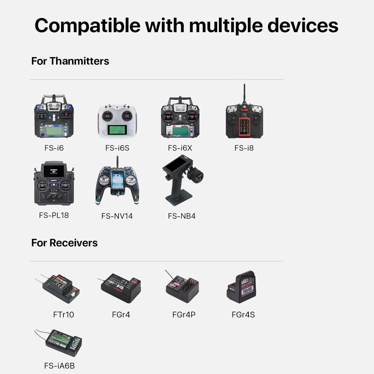 FlySky FS-CEV04 FS-CPD01 FS-CPD02 FS-CTM01 CVT01 Ricevitore modulo Dati Tensione/Temperatura/Altezza/telemetria per FS i6 i10 iT4S TX iA6B iA4B iA10B RX iBus (FS-CVT01)