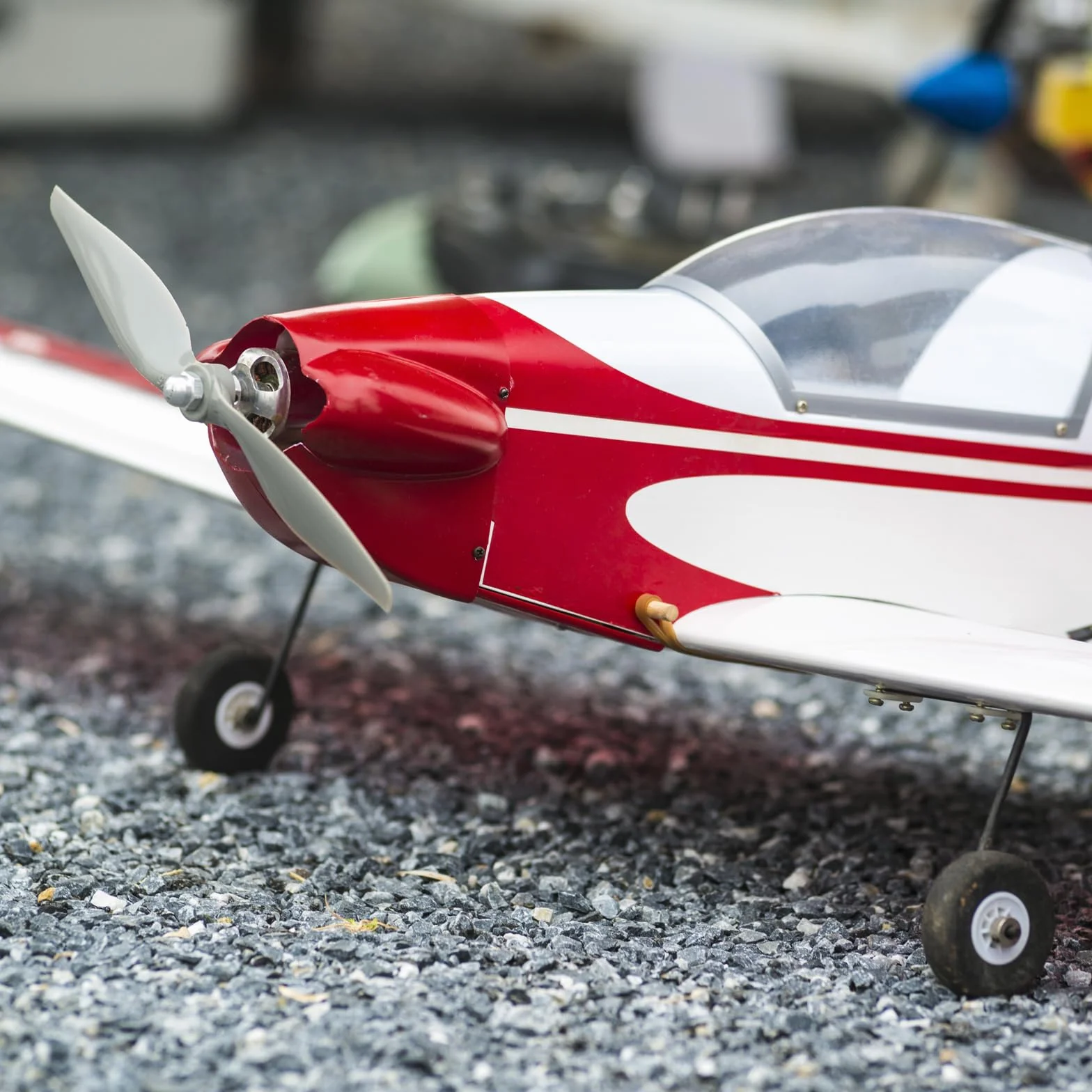 QUARKZMAN 6pz 5x5" Elica RC Eliche 2 Pale Grigie con Ring Adattatori per Sostituzione Elica RC Aeroplano Aereo