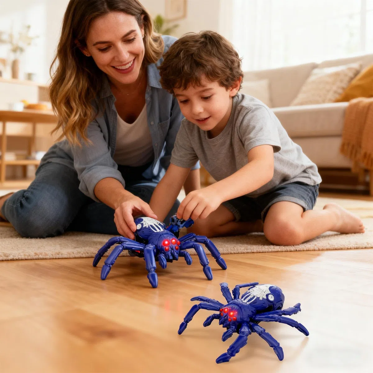 Telecomando Spider - cingolato per muri | Giocattolo strisciante per interni ricaricabile | Occhi LED RC per bambini, ragazzi e ragazze | Eventi di riunioni di famiglia di feste di compleanno |