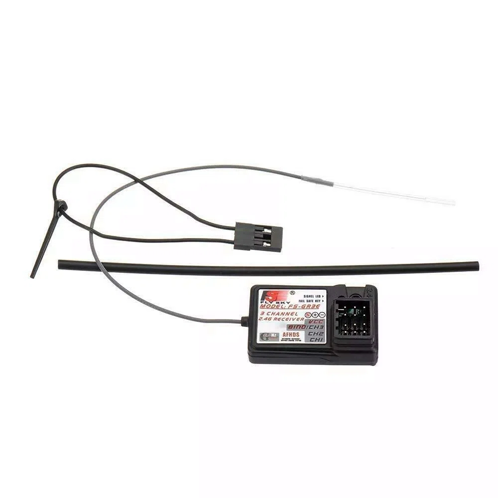 Ricevitore RC 2,4 GHz per auto barca, FS-GR3E 3 canali 3CH ricevitore per trasmettitore Fs-GR3C GT3B GT2 GT2E GT2G FS-T4B FS-i4 GT6B FS-i6