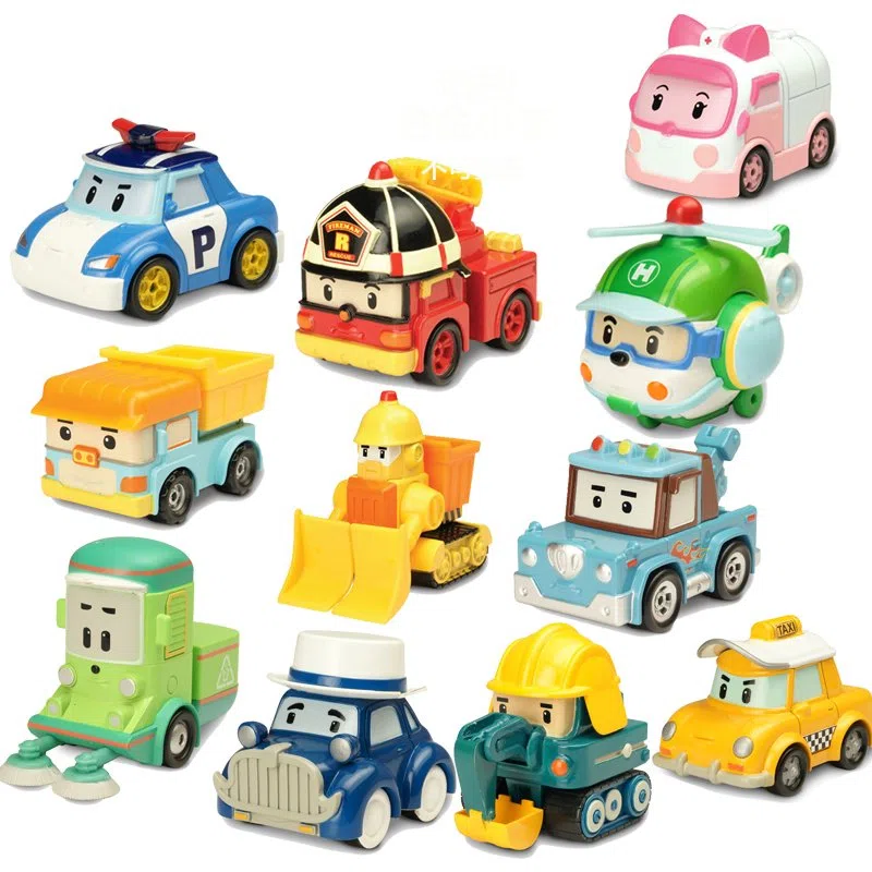 Silverlit Dumpoo Metal veicolo giocattolo - Veicoli giocattolo (Nero, Blu, Arancione, Bianco, Giallo, Metallo, Robocar Poli, Dumpoo, Interno/esterno, 3 anno())