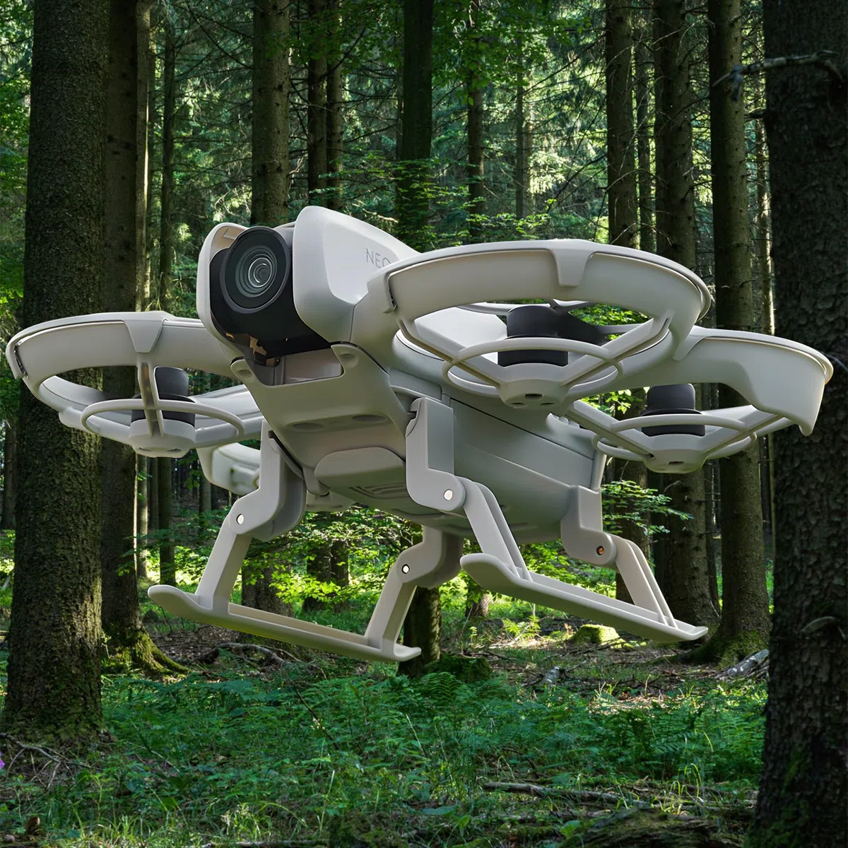 Carrello di Atterraggio per DJI Neo - Droni Accessori Carrello di Atterraggio Pieghevole Staffa Estesa Altezza Gamba a Sgancio Rapido Kit di Piedini di Estensione per DJI Neo Protector