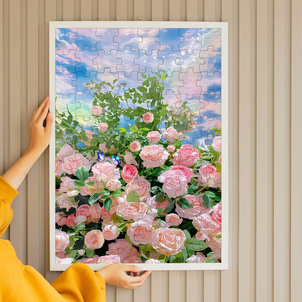 Bekecidi 10 Fogli Puzzle a Sublimazione Puzzle Vuoti Puzzle Fai da Te Puzzle Verniciabile Puzzle Scrivibile Puzzle per Adulti per Progetti Fai da Te Natale Festa di Compleanno, R00904