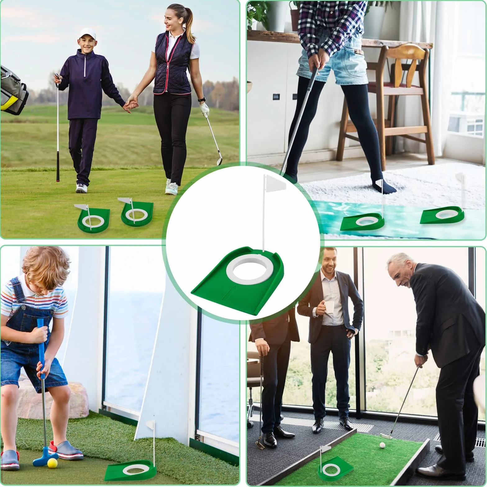 Abeillo Confezione da 2 tazze da golf con bandiera, per allenamento e allenamento di golf, per uomini e donne, per interni ed esterni, casa, ufficio, cortile, prato, 569782_1_cb4GP5Xdm