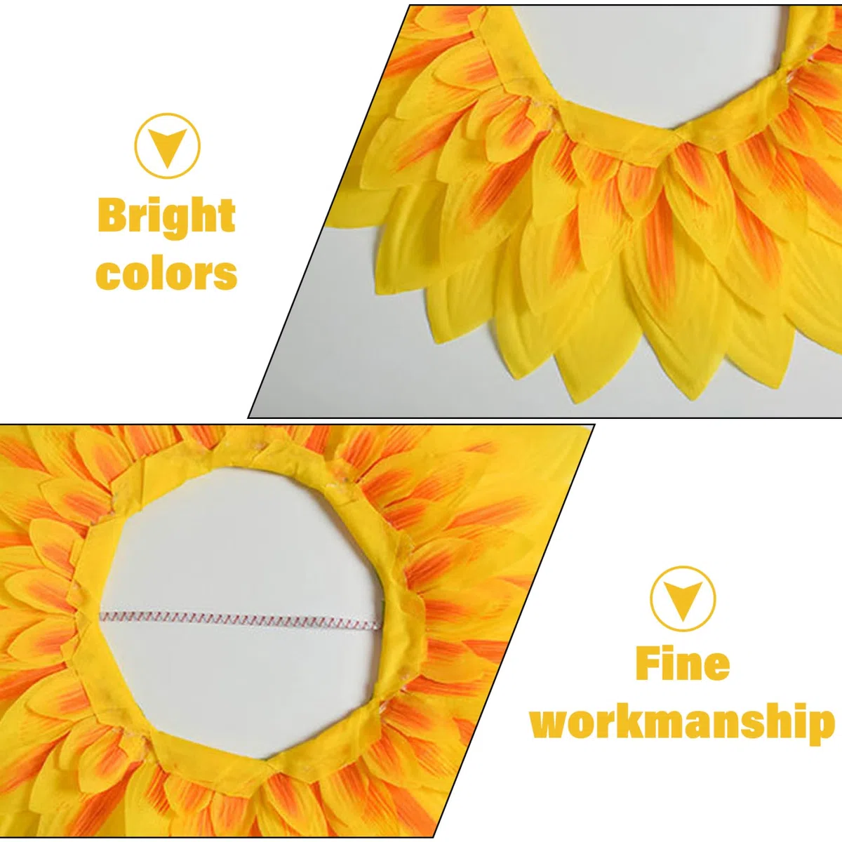 Costume da fiore | 3 cappelli divertenti per adulti e bambini, costume da girasole da 16, 5 pollici, copricapo divertente per feste da ballo, festival, giochi, spettacoli, oggetti di scena