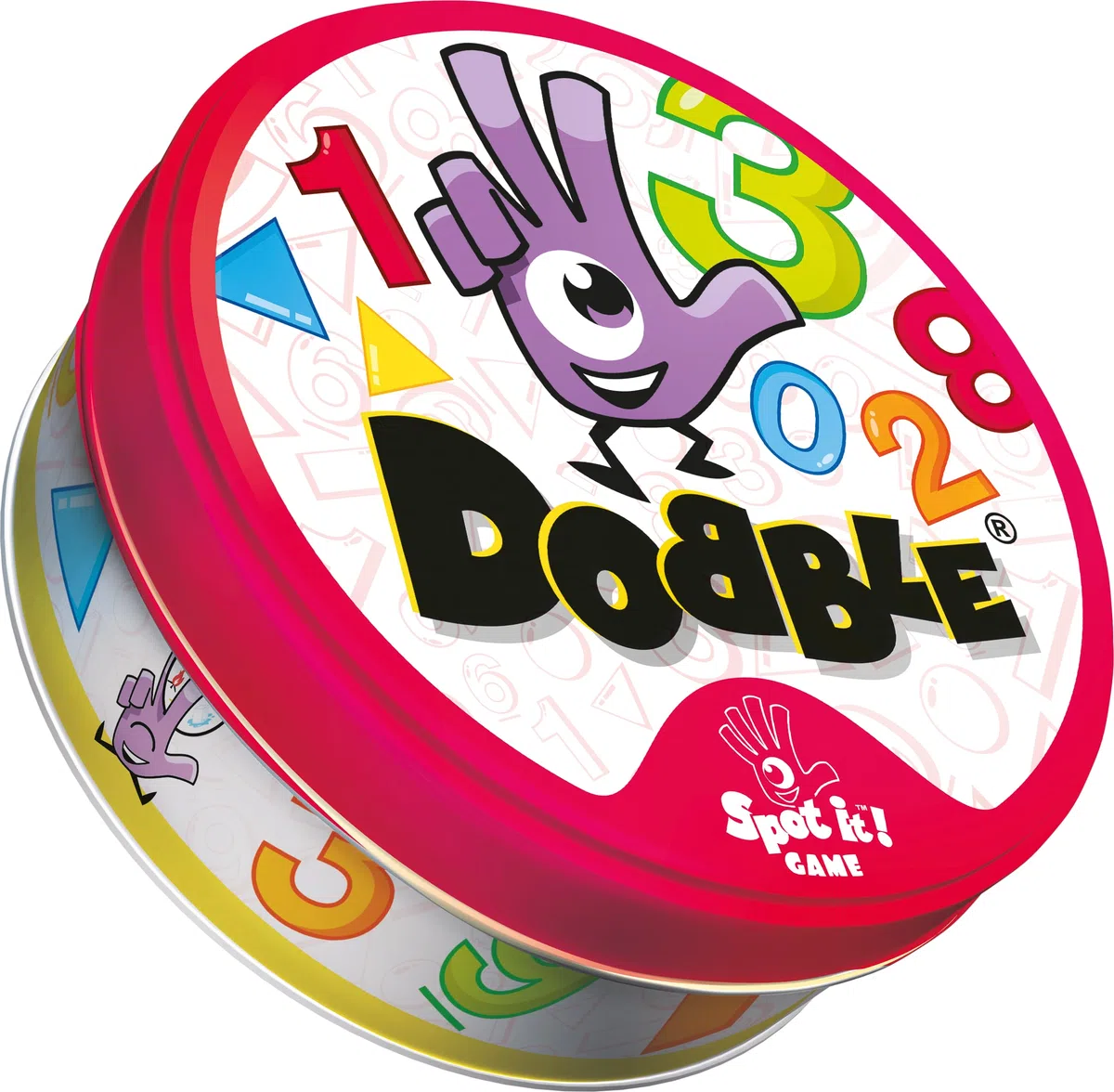 Zygomatic, Dobble 1,2,3, Eco-Sleeves, Gioco di Carte, 1-5 Giocatori, dai 3+ Anni, 10 Minuti, Tedesco