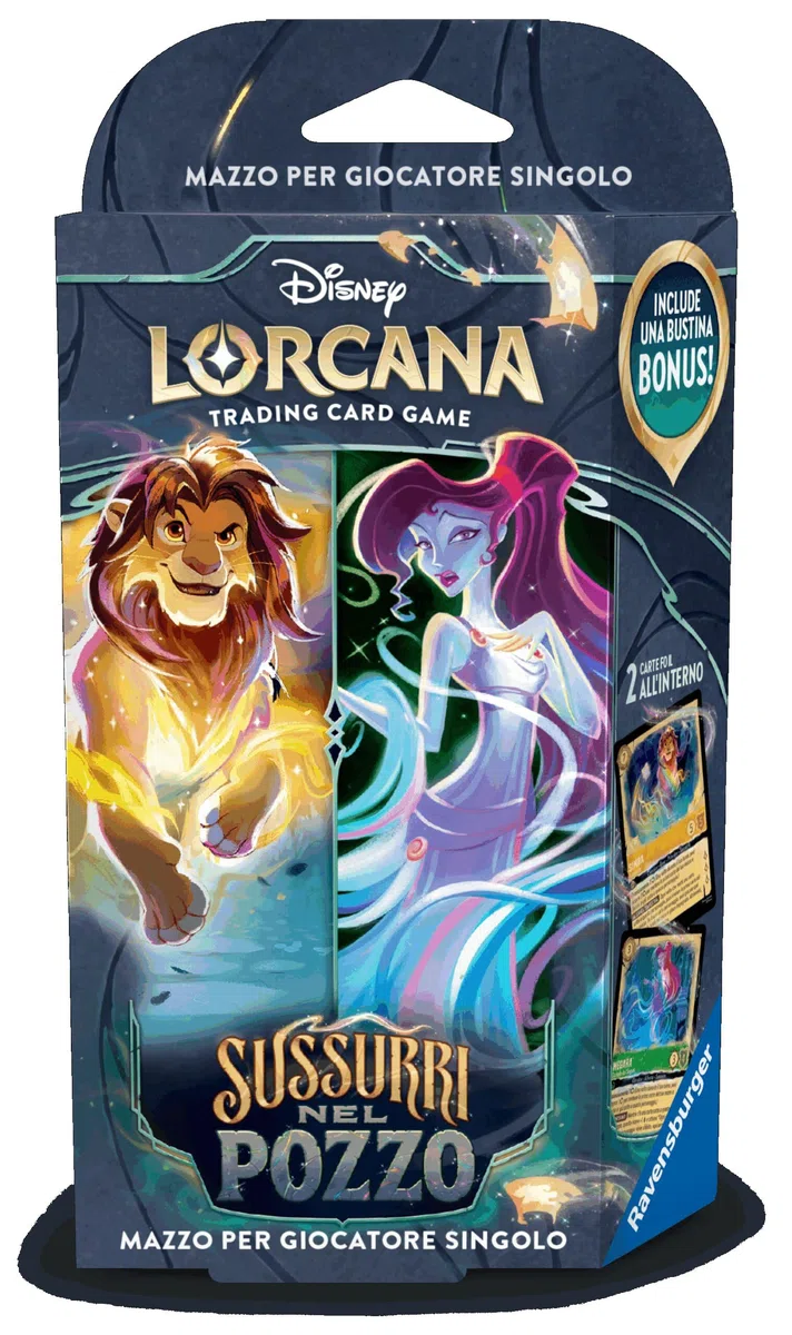 Ravensburger - Disney Lorcana Tcg Set 10: Whispers In The Well | Giochi Di Carte Per Adulti E Bambini Con 60 Carte Disney Lorcana | Giochi Bambini 10 Anni In Su Collezionabili | Regalo Bambino 10 Anni