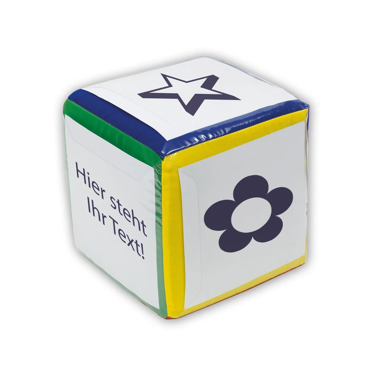 TimeTEX Cubo vuoto con tasche da 10 cm | Cubo di movimento per imparare e giocare, universale