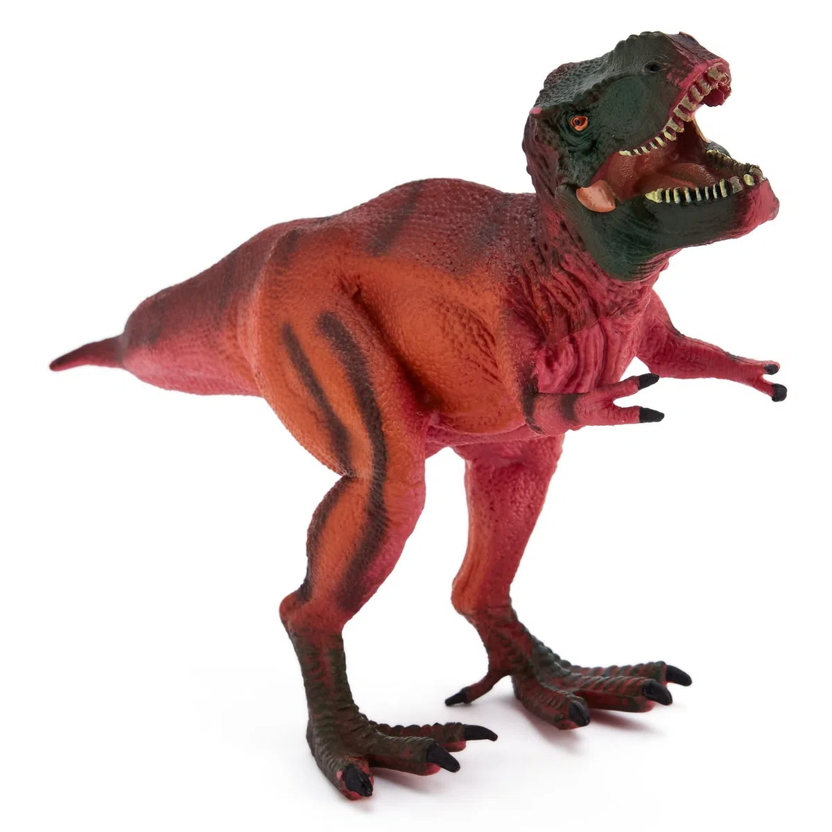 Zappi Co Bambini T-Rex Rosso/Nero Dinosauro Giocattolo (27 cm di lunghezza) Collezione di dinosauri realistici e dettagliati per bambini - Figure d'azione per il gioco e l'apprendimento