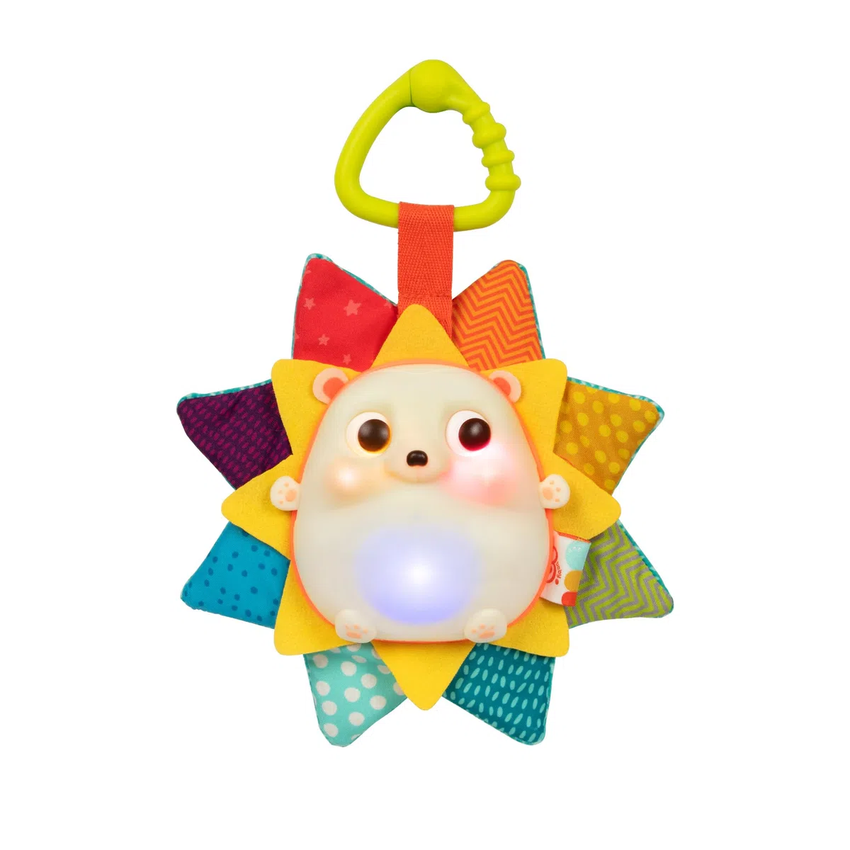B. toys - RainGlow Buddy - Giocattolo Musicale Luminoso per Bambini - Giocattolo sensoriale per Neonato, Bambino, 0 Mesi + - Musica e luci Scintillanti - 0 Mesi +