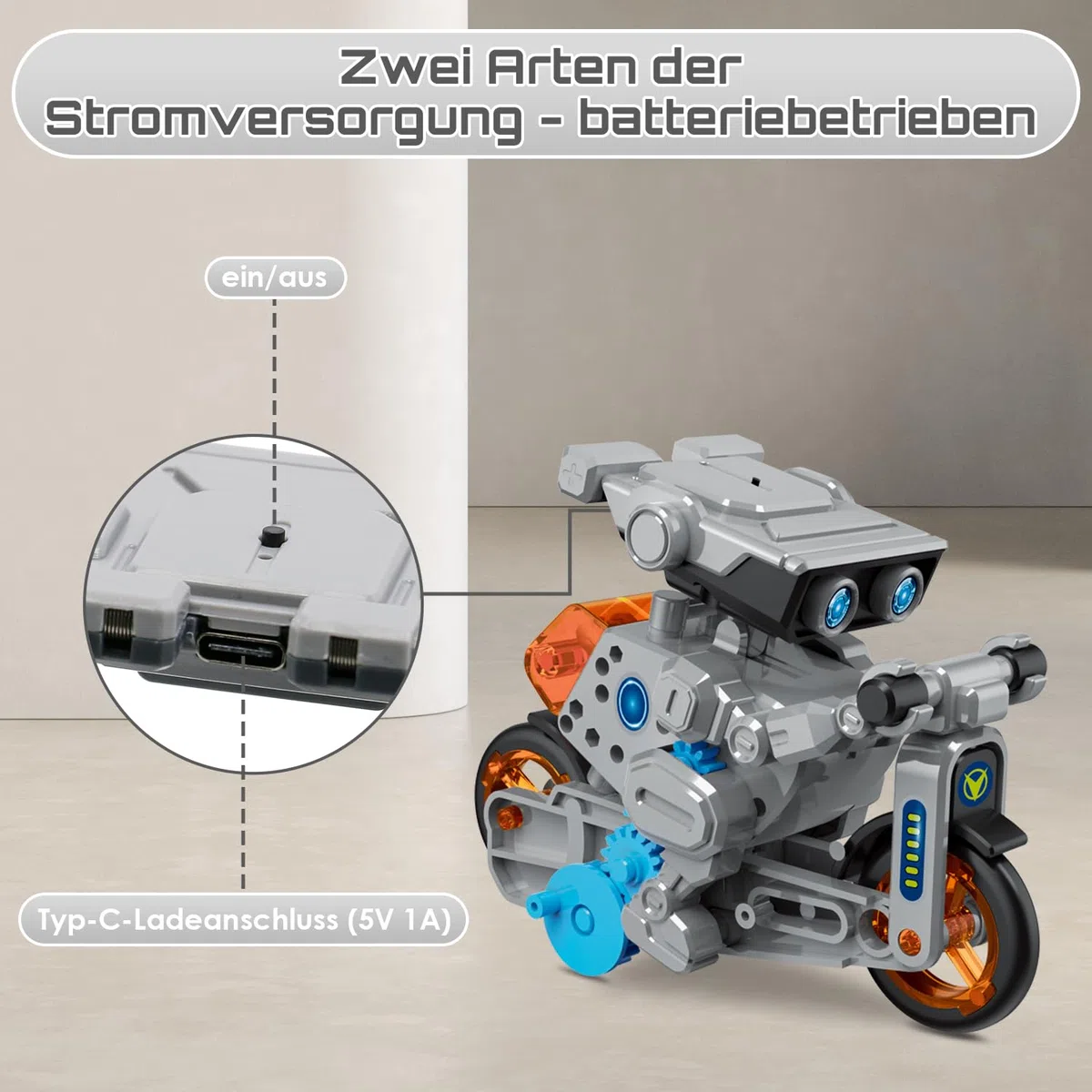 Energia Solare Robot 12-in-1 STEM, Giochi Educativi Con Azionamento a Energia Solare e Batteria, Giocattoli Ingegneristici per Bambini 8-12 Anni - Regalo di Natale