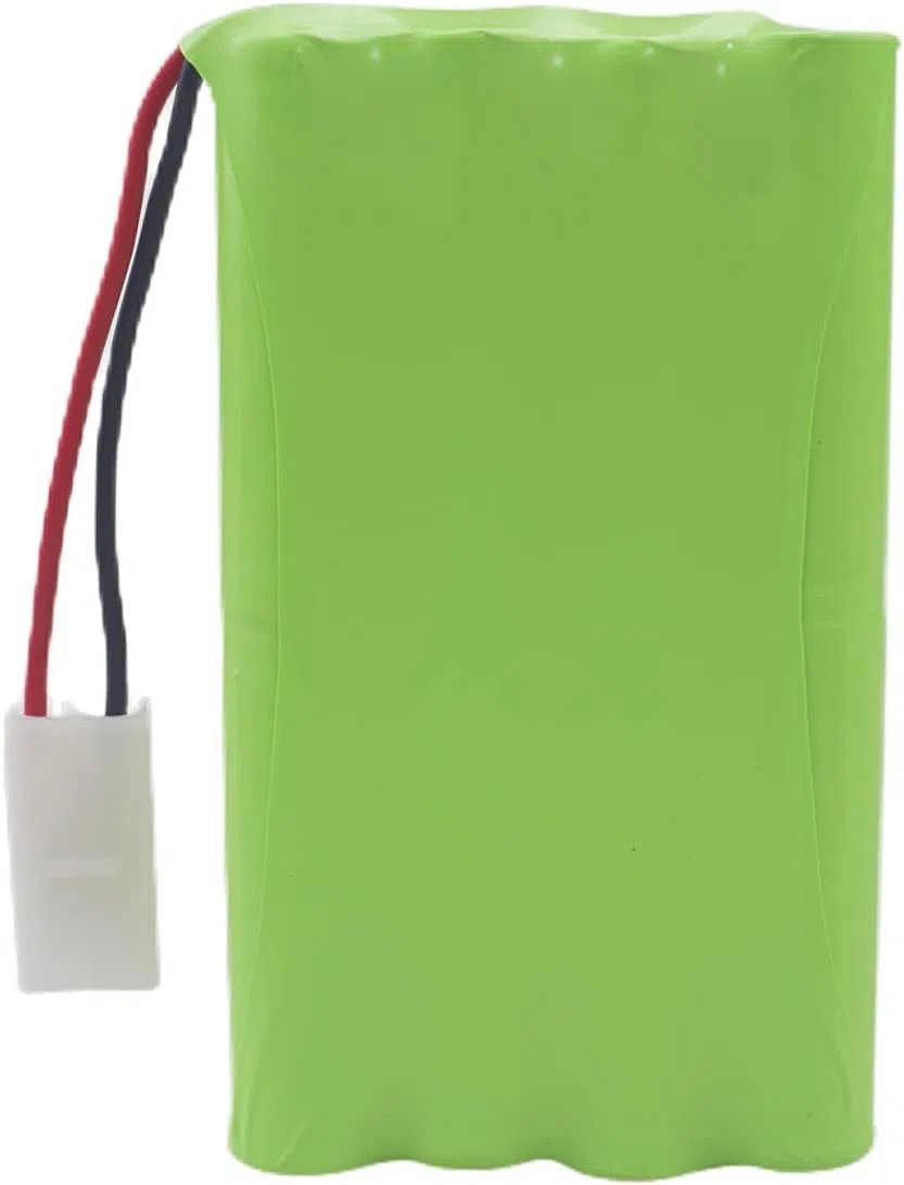YUNIQUE GREEN-CLEAN-POWER - Batteria Ricaricabile AA 9.6V 2000mAh con Connettore Tamiya e Cavo di Ricarica USB - Ideale per Auto, Camion, Serbatoi e Barche RC - 100x57x15mm - 100 gr