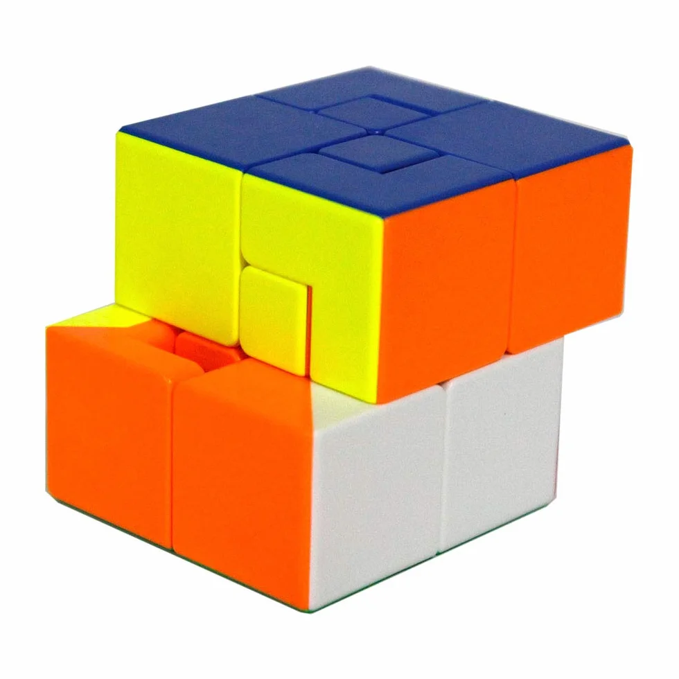 Oostifun MoYu MoFang JiaoShi Meilong KuiLei Cube Cubing Classroom Meilong Puzzle Cube multicolore con un cubo treppiede (Style-1)