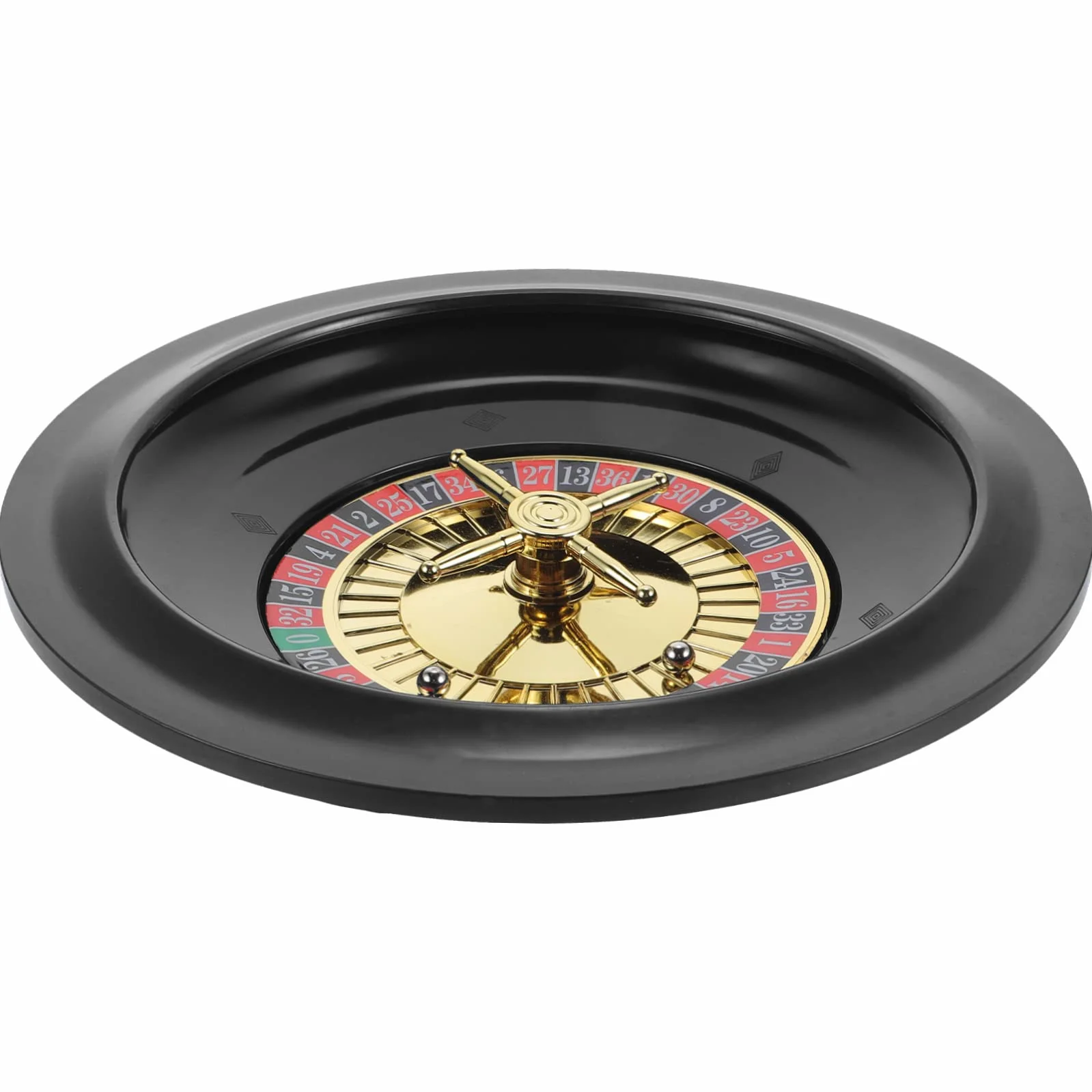 Garneck Ruota della roulette da 10 pollici per i giochi – Set di gioco professionale per giochi in casa e feste, ideale per notti da poker e giochi da tavolo ricreativo