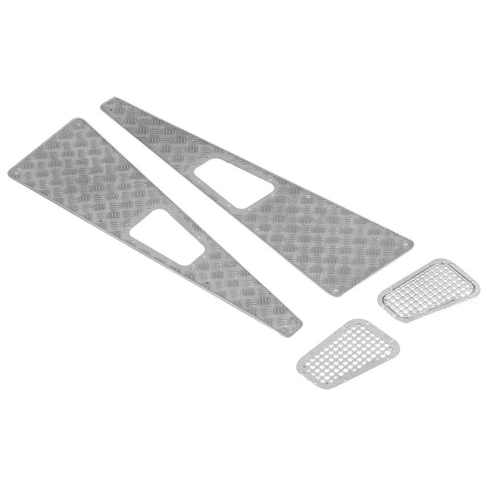 Dilwe Griglia del Cingolo RC, Griglia Antiscivolo Griglia di Aspirazione RC Parte di Aggiornamento per -4 1:10 RC Car Crawler