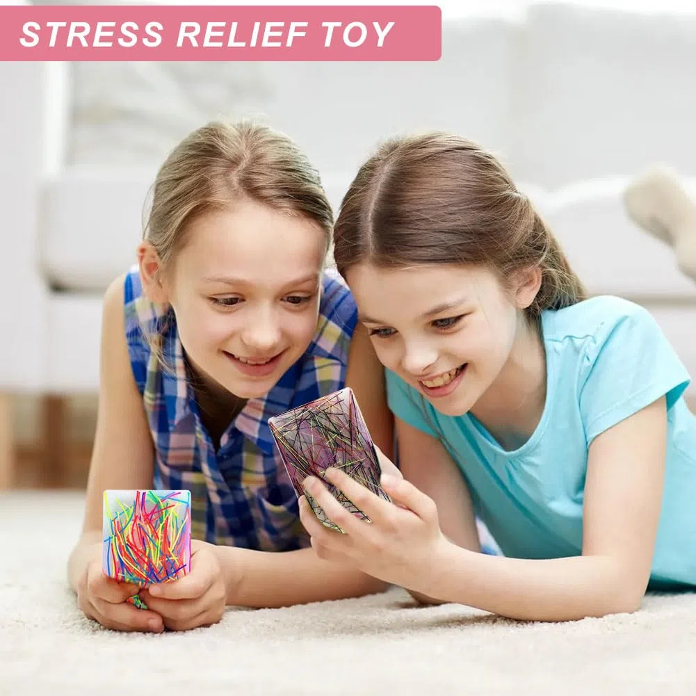 2pcs Picky Pad Skin Picking, Fidget Toys con perline e pinzette, giocattoli in silicone sensoriali riutilizzabili, picking dei capelli, antistress per alleviare l'ansia, antistress