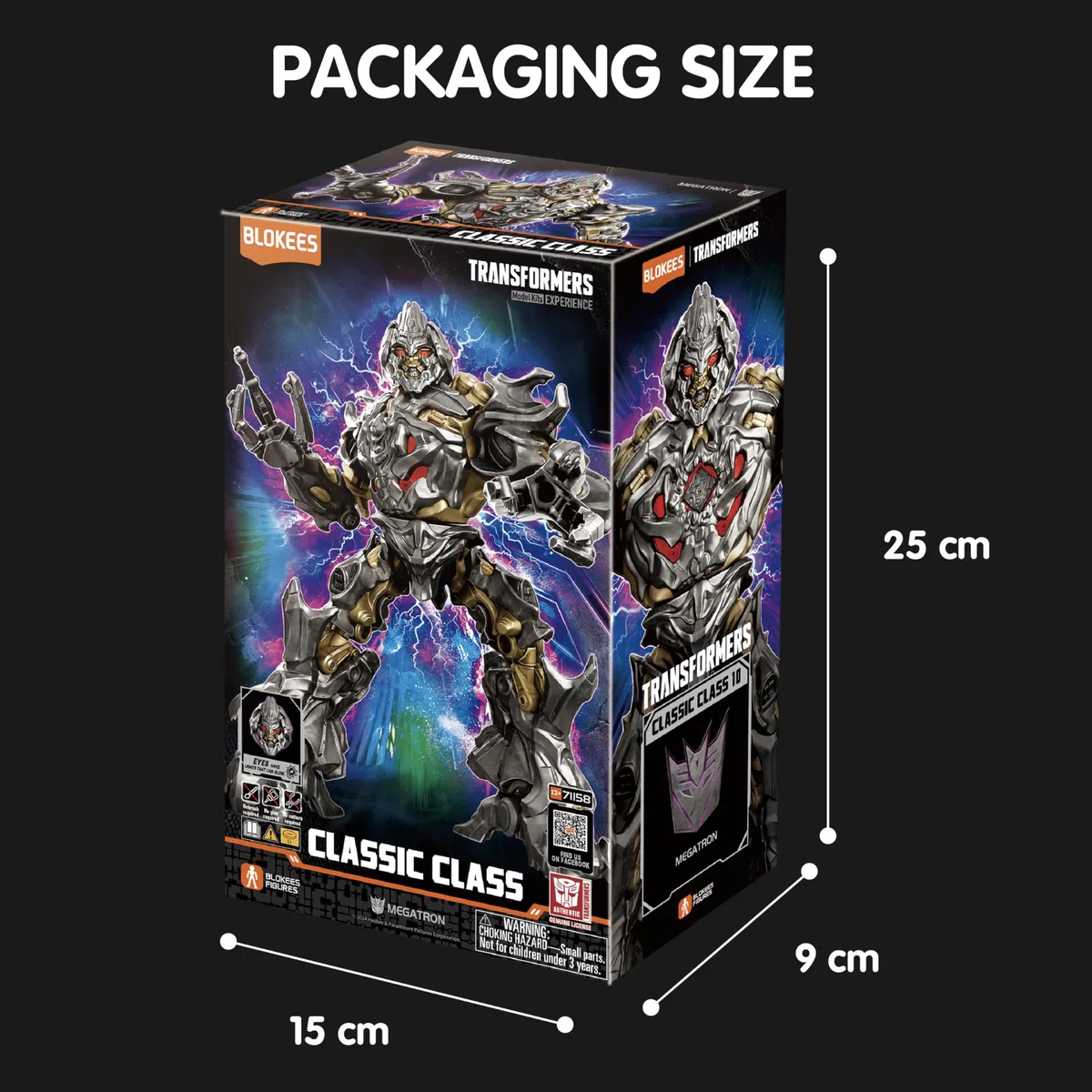 BLOKEES Transformers - Classic Class 10: Model Kit 75 Pezzi Megatron