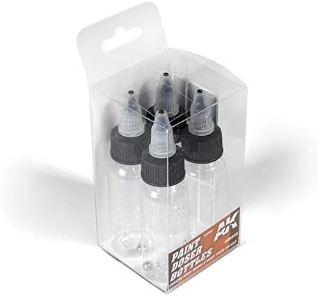 AK9046 | AK Interactive Ausiliari: Paint Doser Bottles 4x30 ml