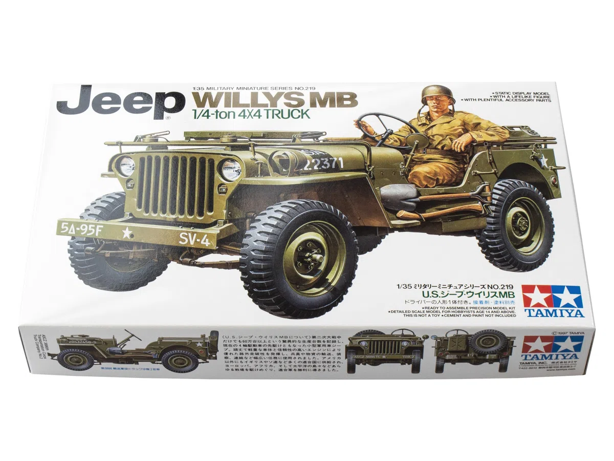 Tamiya 300035219 - Willys Jeep della seconda Guerra Mondiale MB 4 x 4 (1), 1:35