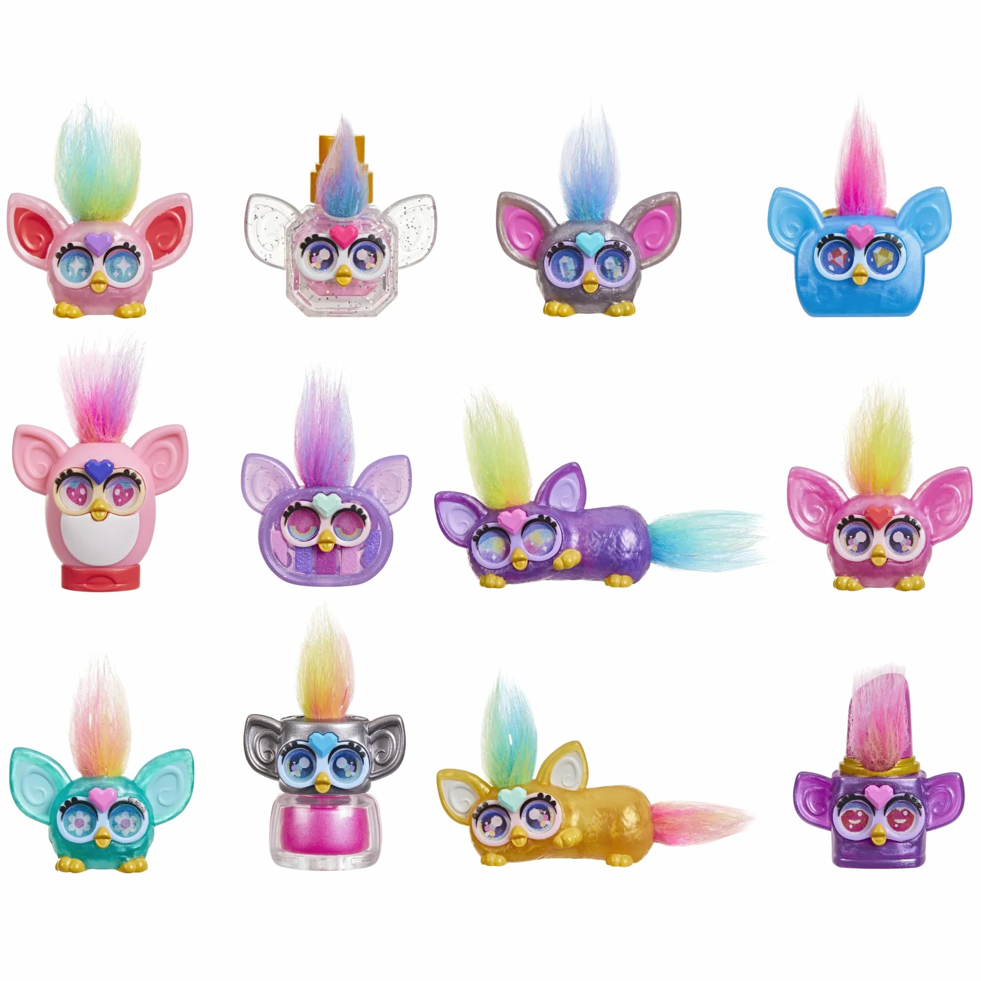 Furby Minis, Confezione Multipla con 12 Action Figure