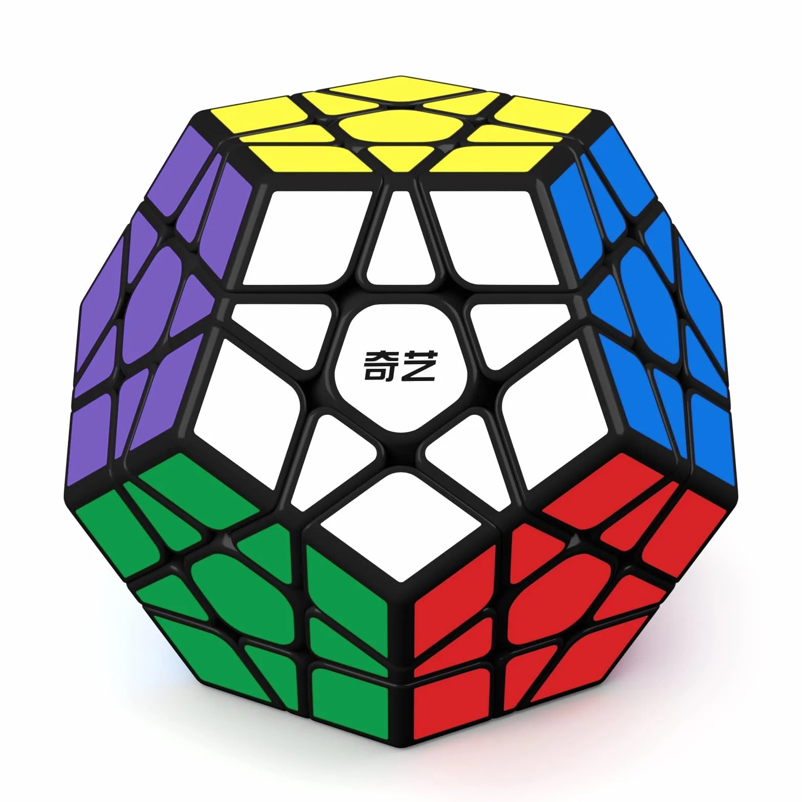 ROXENDA Dodecahedron Speed Cube, 3x3x3 Pentagonale Speed Cube Dodecahedron Cubo Magico Puzzle Giocattolo (Adesivi)