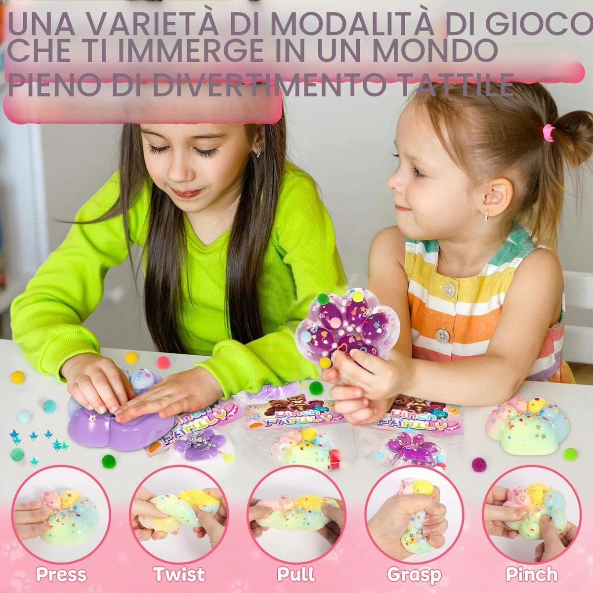 9 PCS Taba Squishy Zampa di Gatto, Antistress, Giocattoli da Spremere Zampe di Gatto, Kawaii fufu Squishy, Gatti Paws Squeeze Toys, per Bambini e Adulti