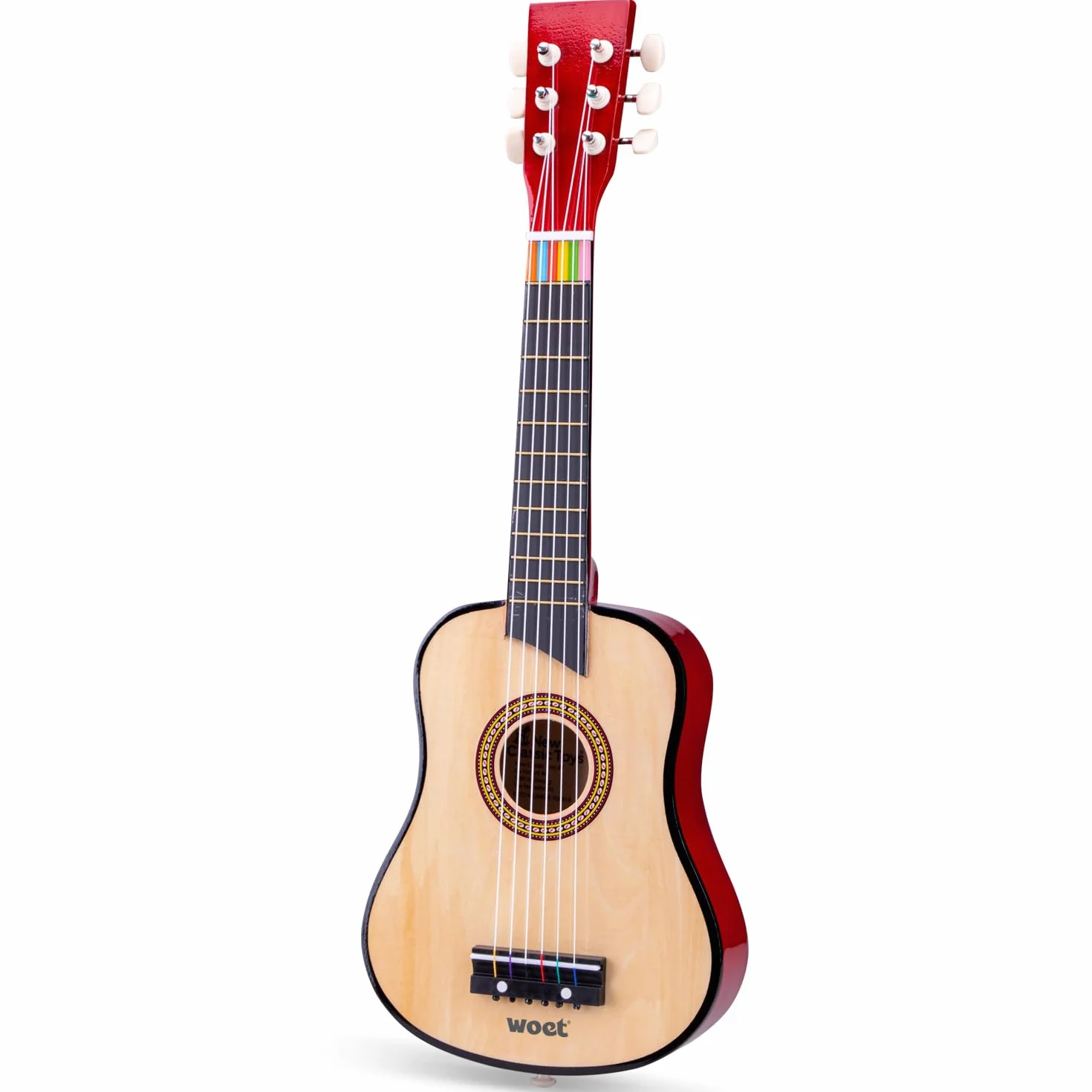 Woet® 6 Corde in Nylon di Ricambio per Chitarra Giocattolo, Ricambio, Compatibile con Chitarre Woet & New Classic Toys Modello 10341-10349