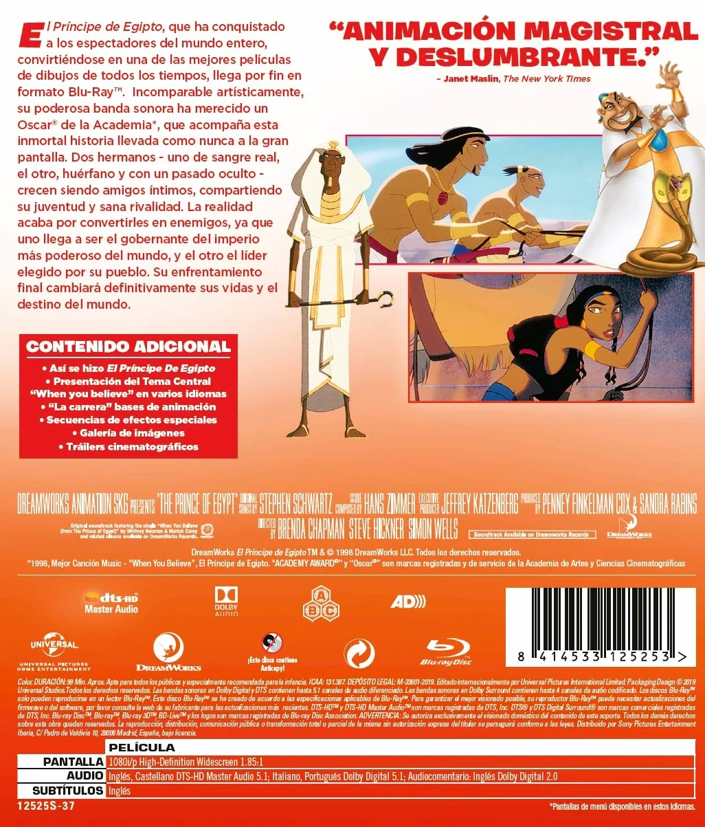 Principe de egipto - BD
