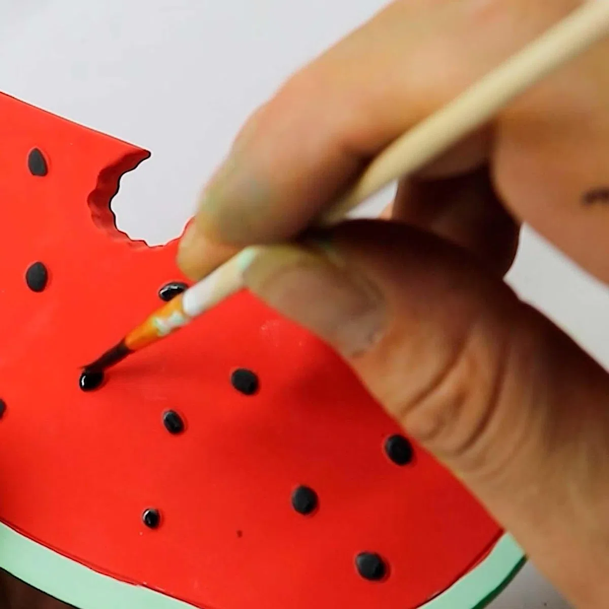 Oli & Carol - Massaggiagengive per neonato in gomma naturale - Regalo per neonato 0 3 6 mesi, 1 anno - Wally the Watermelon