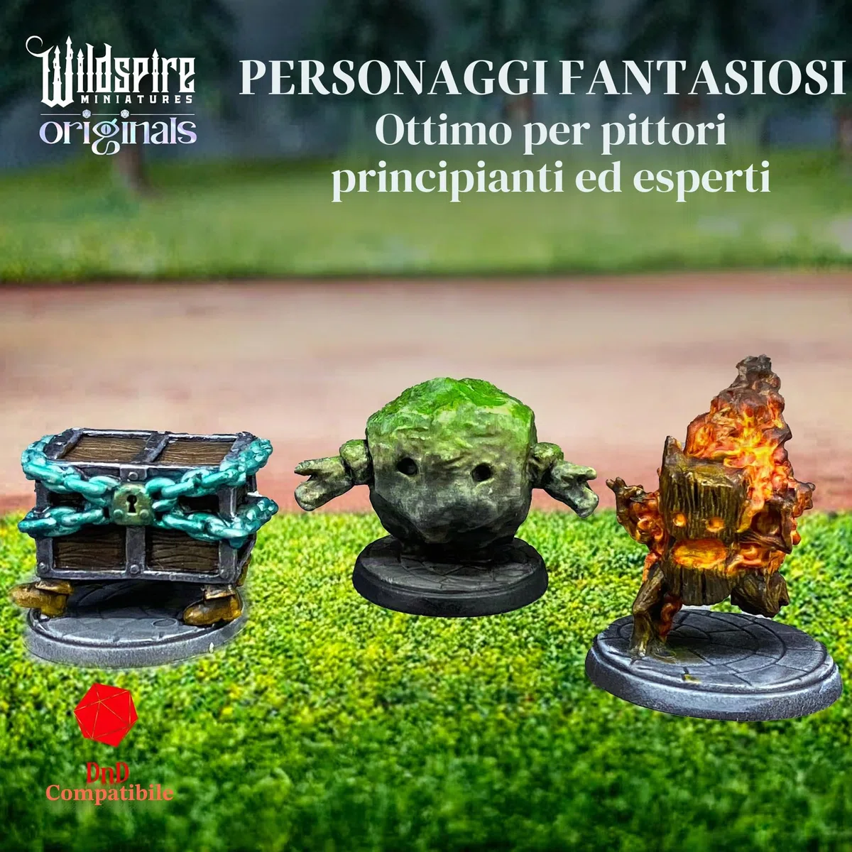 Wildspire 20 Oggetti Incantati - Magici Oggetti Animati per Miniature DND 28-32mm Dungeons & Dragons Miniature Bulk Fantasy Incantesimo Effetti D&D Figure