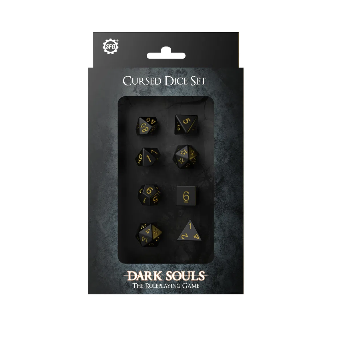 Steamforged Games | Dark Souls: The Roleplaying Game | RPG Cursed Dice Set | Ages 14+