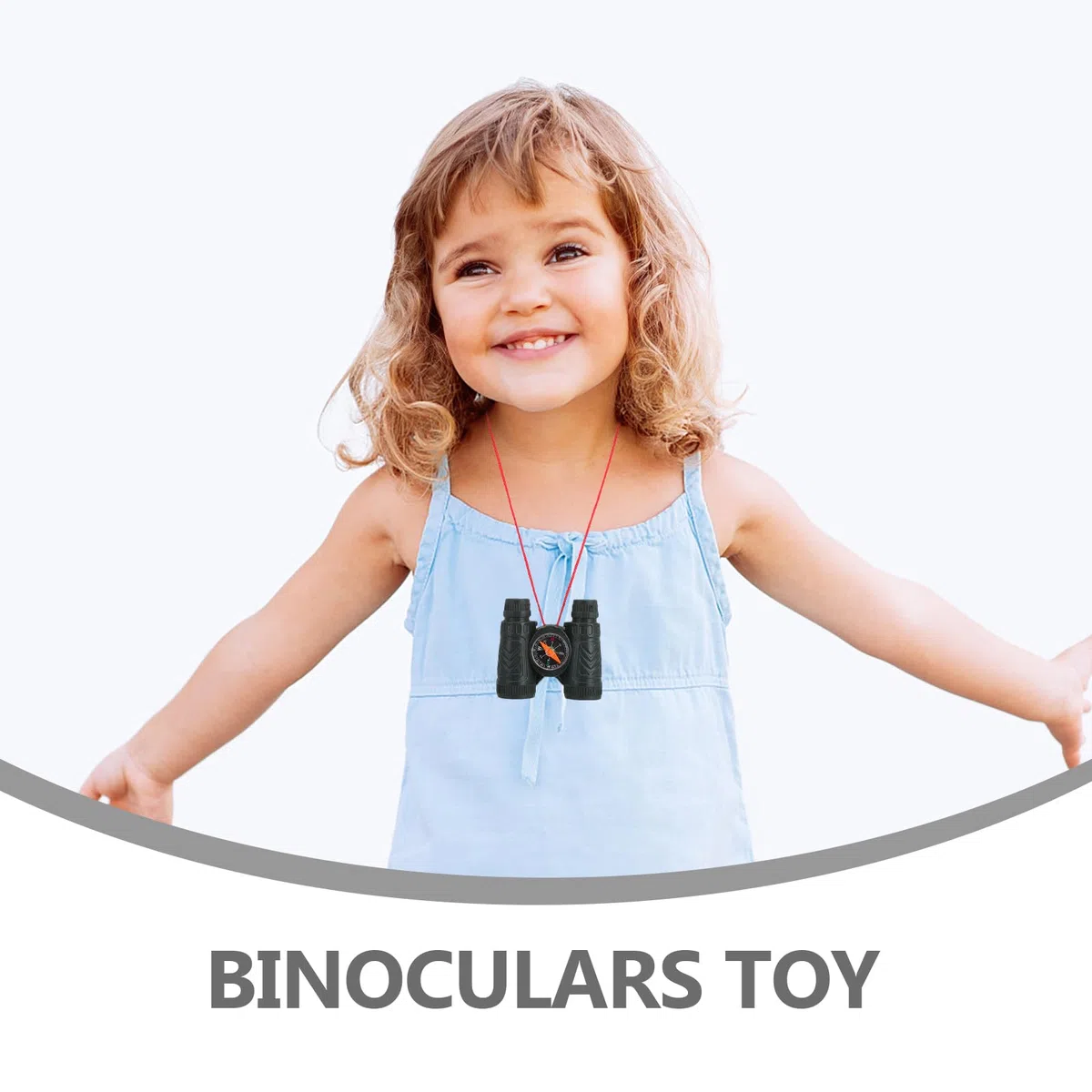 Toddmomy 10Pcs Piccola Tasca Binocolo Mini Binocolo Mini Telescopio Giocattolo Della Novità con Bussola per Le Ragazze Ragazzi Guidati Birdwatching All' aperto Nero
