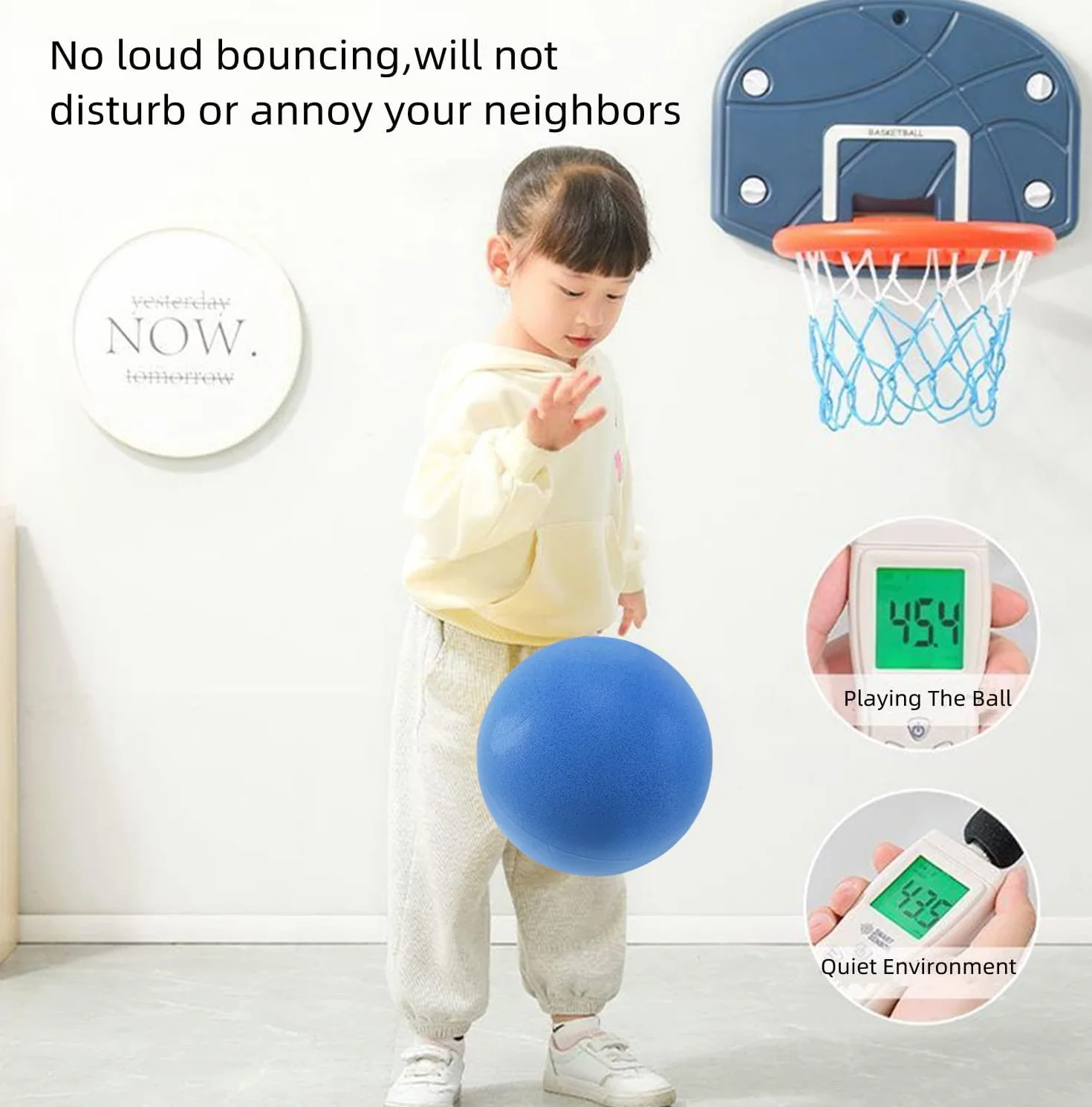18cm Palla in schiuma morbida, silenziosa, per attività indoor, kickball, dodgeball, per parco giochi