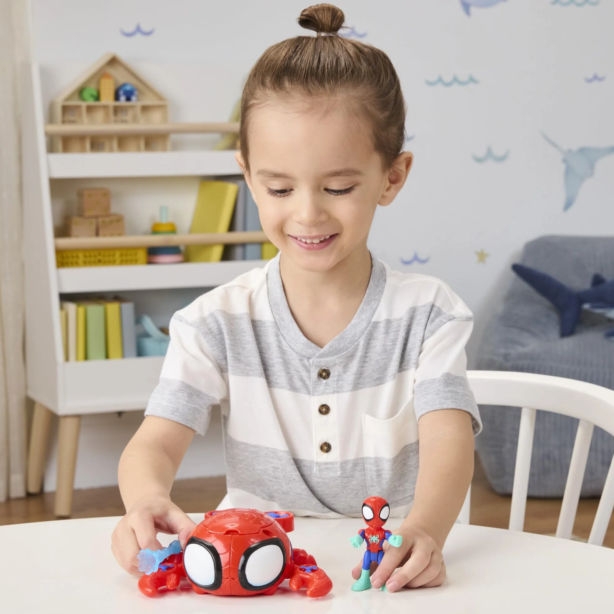 Hasbro Marvel, Spidey e i suoi fantastici amici, Water-Webs, sottomarino giocattolo Spider Crab