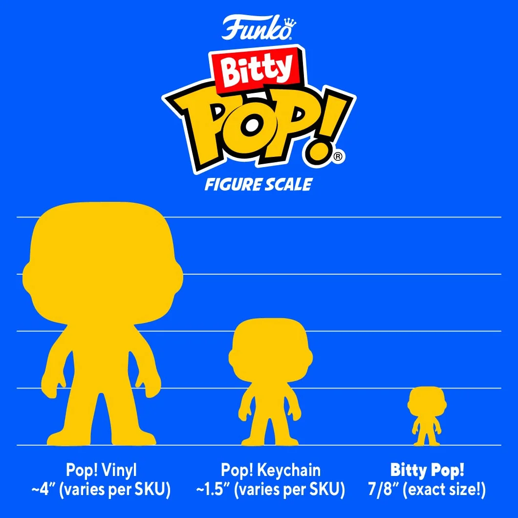 Funko Bitty Pop Disney Princess Cinderella, Snow White, Aurora E una Mini Figura Misteriosa a Sorpresa 0.9 Inch (2.2 Cm) da Collezione Ripiano Espositivo Impilabile Incluso Idea Regalo