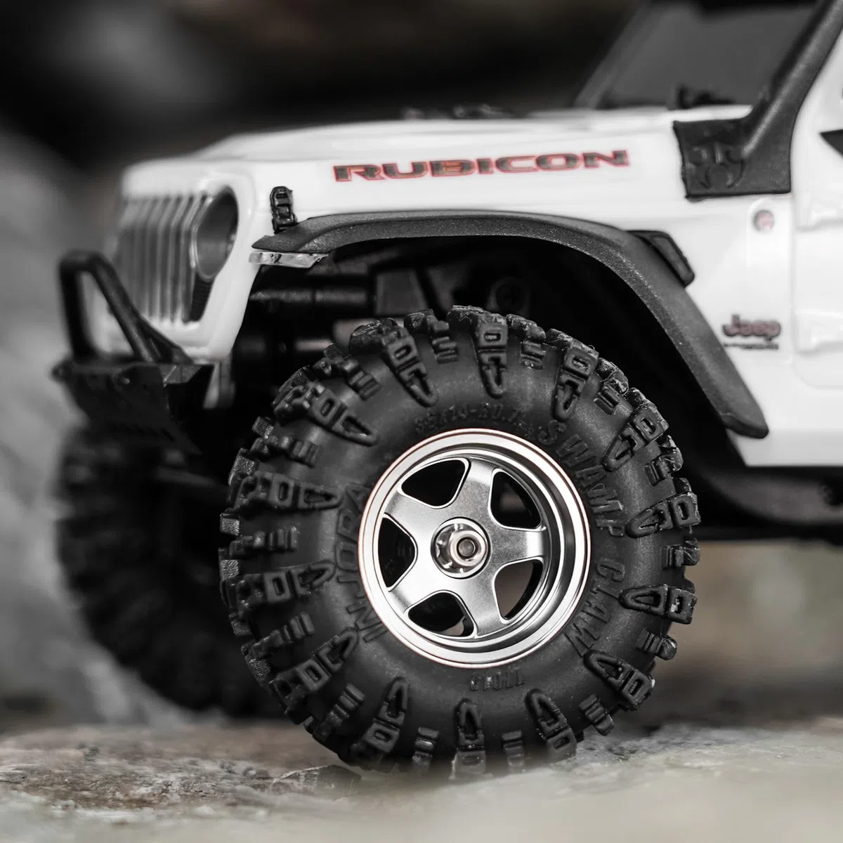 INJORA 0,7" D18 Ruote in Alluminio a 5 Razze con Beadlock per 1/30 Axial SCX30 (W7002)