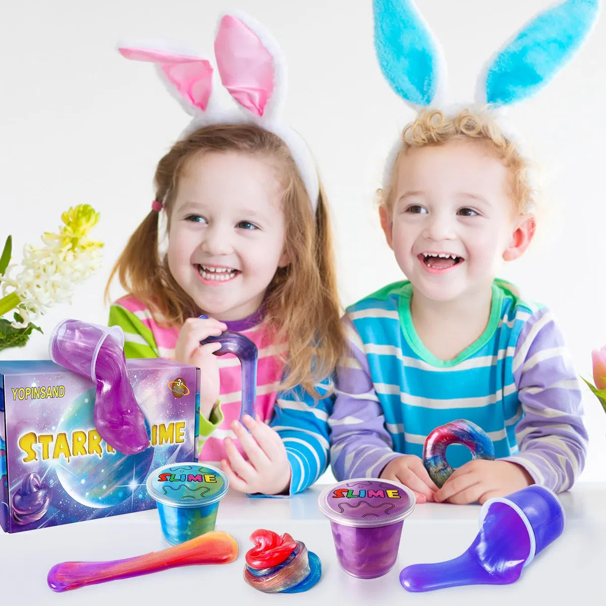 Kit di slime galassia, confezione da 15 pezzi per bambini, elastico e non appiccicoso, giocattolo per ragazzi e ragazze 5-12