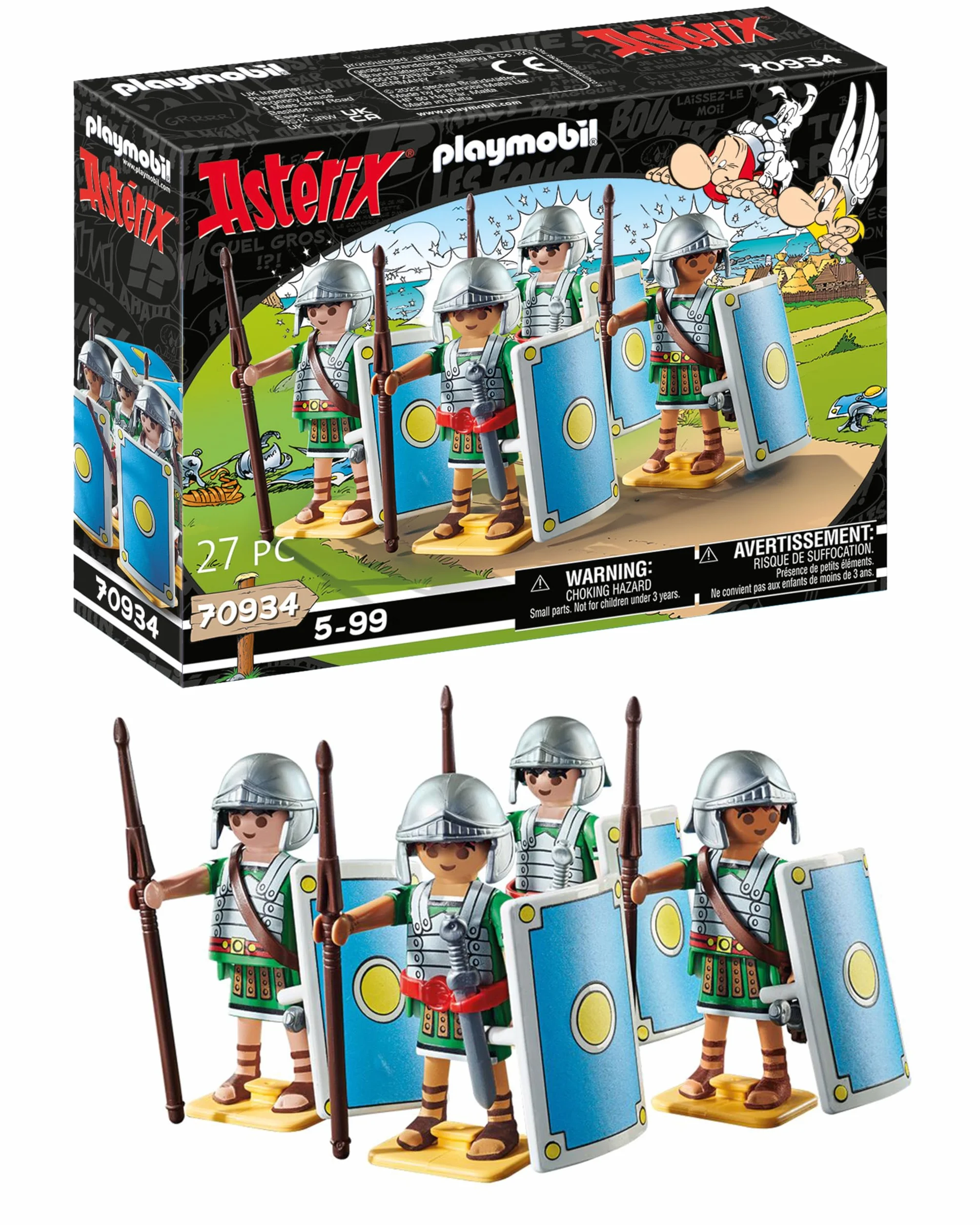 PLAYMOBIL Asterix 70934 Truppe Romane, Giocattoli per Bambini dai 5 Anni