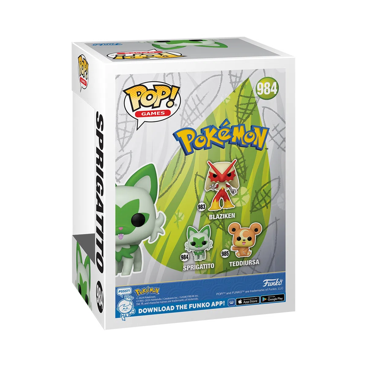 Funko POP! Games: Pokemon - Sprigatito - Figura in Vinile da Collezione - Idea Regalo - Merchandising Ufficiale - Giocattoli per Bambini e Adulti - Video Games Fans - Figura per i Collezionisti
