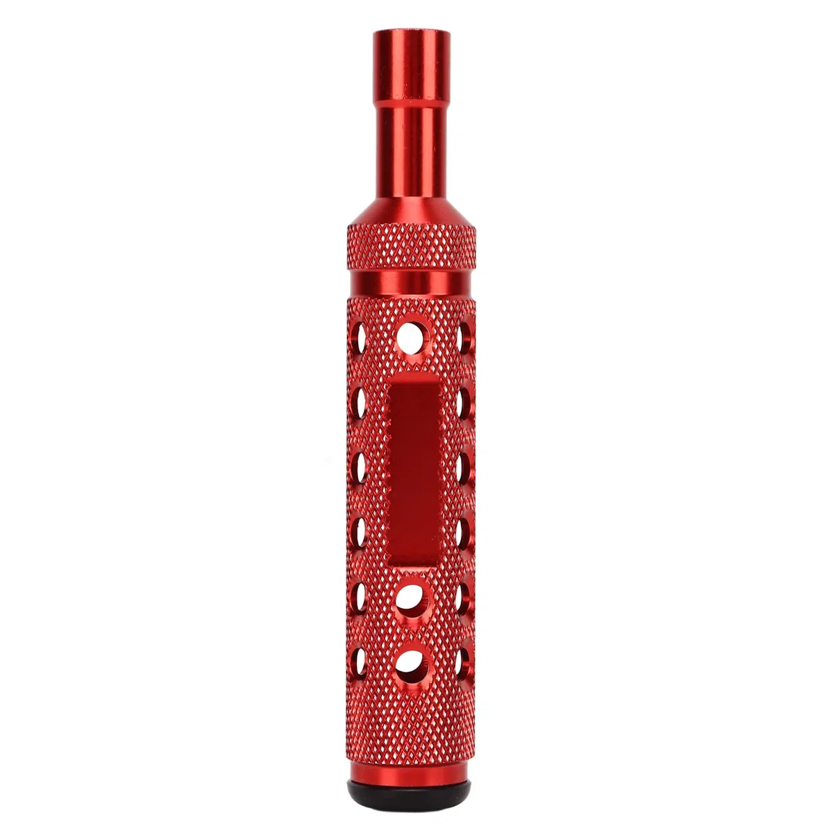 Chiave a bussola esagonale RC in lega di alluminio da 7 mm, strumento per auto RC che fa risparmiare lavoro per dadi M4 su modelli di auto HSP 1/10, cacciavite a (Rossa)