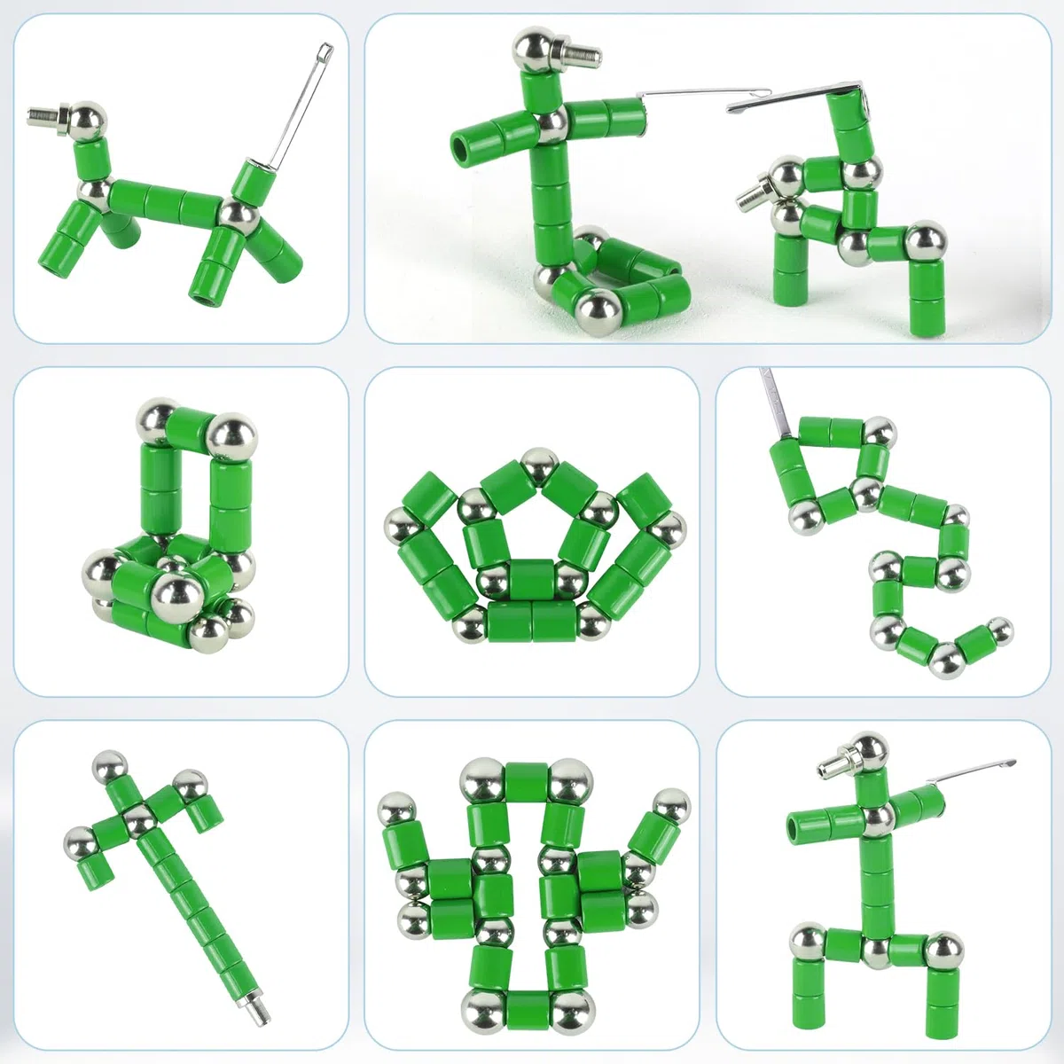 Rayong Penna a sfera magnetica, penna magnetica Fidget Pen, fantastici gadget per alleviare lo stress, divertente penna magnetica multifunzione, regalo di compleanno per uomini, giovani donne e