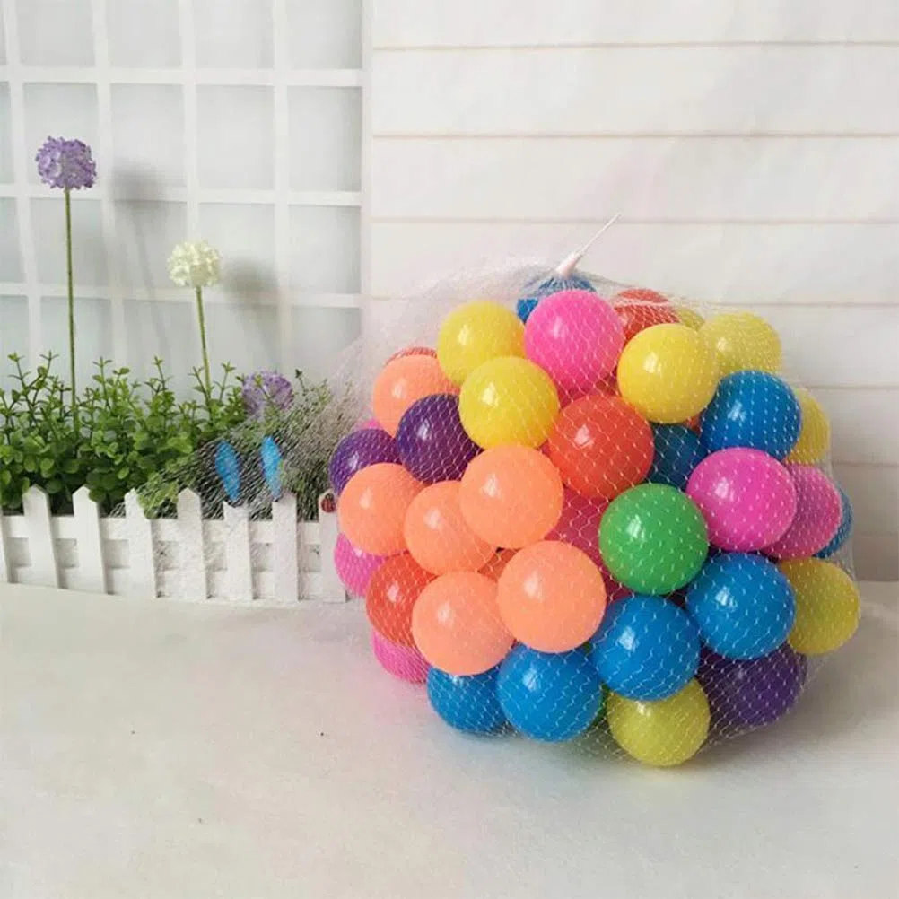 50/100 palline per il bagno di palline, palline da gioco in plastica per bambini, per piscine di palline, plastificanti pericolosi, palline, oceano, palla per bambini, colore casuale