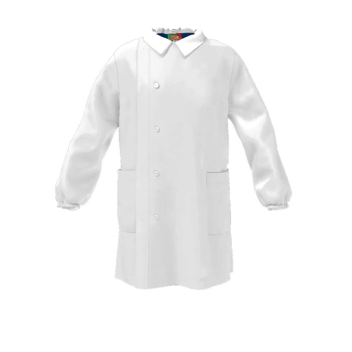 Mariano - Grembiule Scuola Bambino Made in Italy, Asilo ed Elementari – Pratico, Resistente, con Bottoni e Colletto Staccabile – Casacca Senza Ricamo