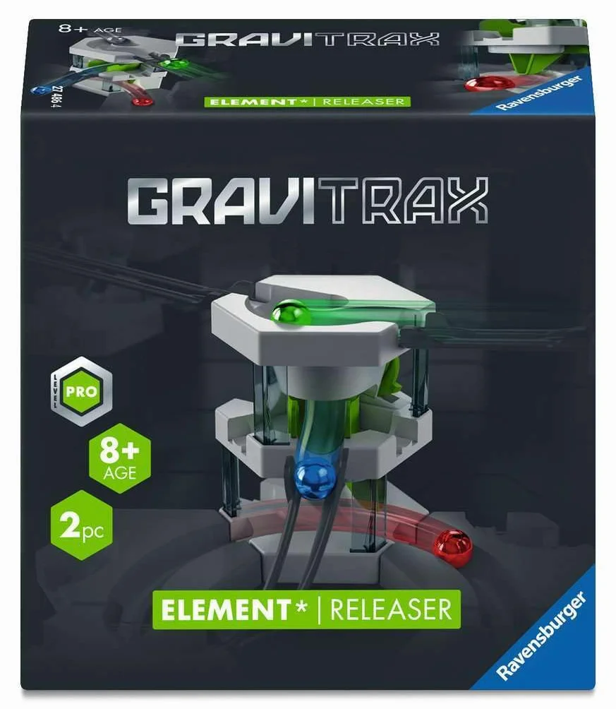 Ravensburger GraviTrax PRO Element Releaser - Zubehör für Das Kugelbahnsystem. Kombinierbar mit Allen GraviTrax Produktlinien, Starter Sets, Estensioni ed Elementi, Konstruktionsspielzeug AB 8 J.
