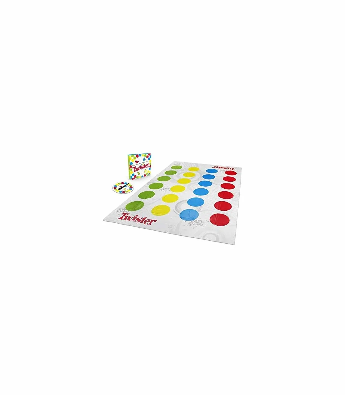Hasbro Gaming Twister Gioco in Scatola, Include 1 Tappeto Twister, 1 Ruota e Le Istruzioni, Versione 2020 in Italiano, Multicolore