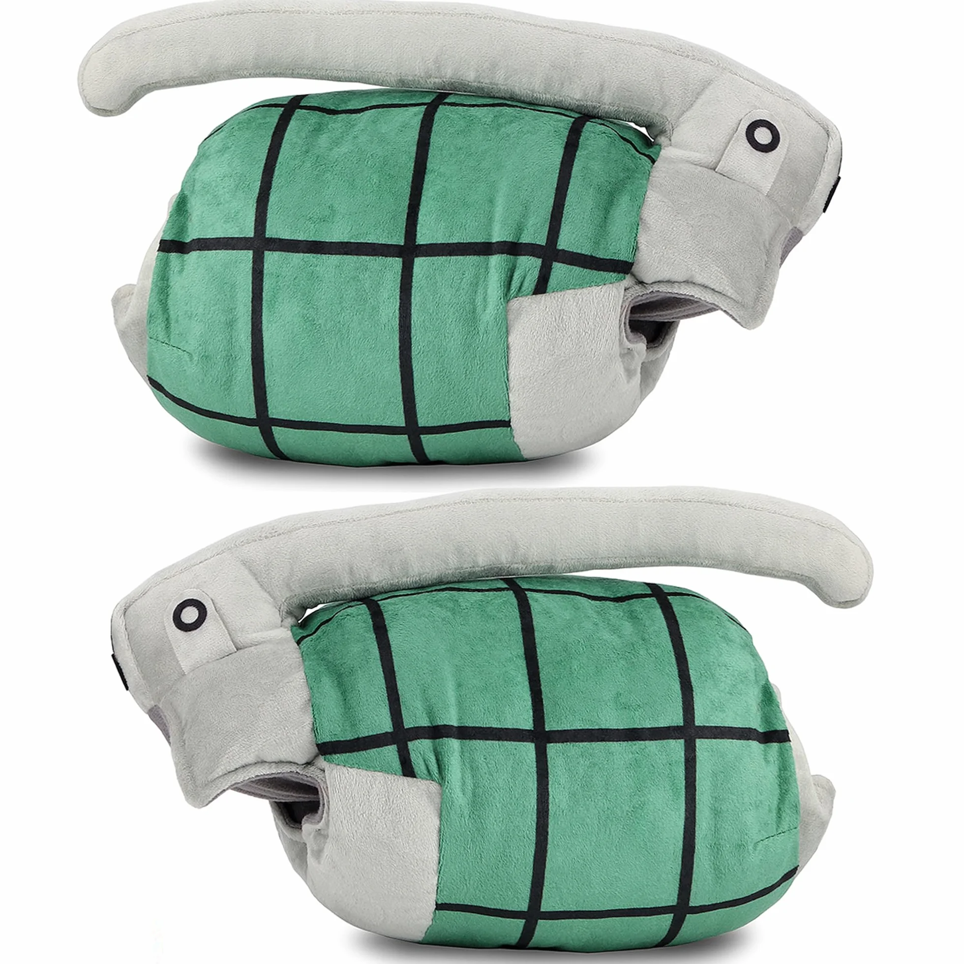 Roffatide Anime Peluche Cuscino Cosplay Guanti a forma di granata Cuscini 2 pezzi