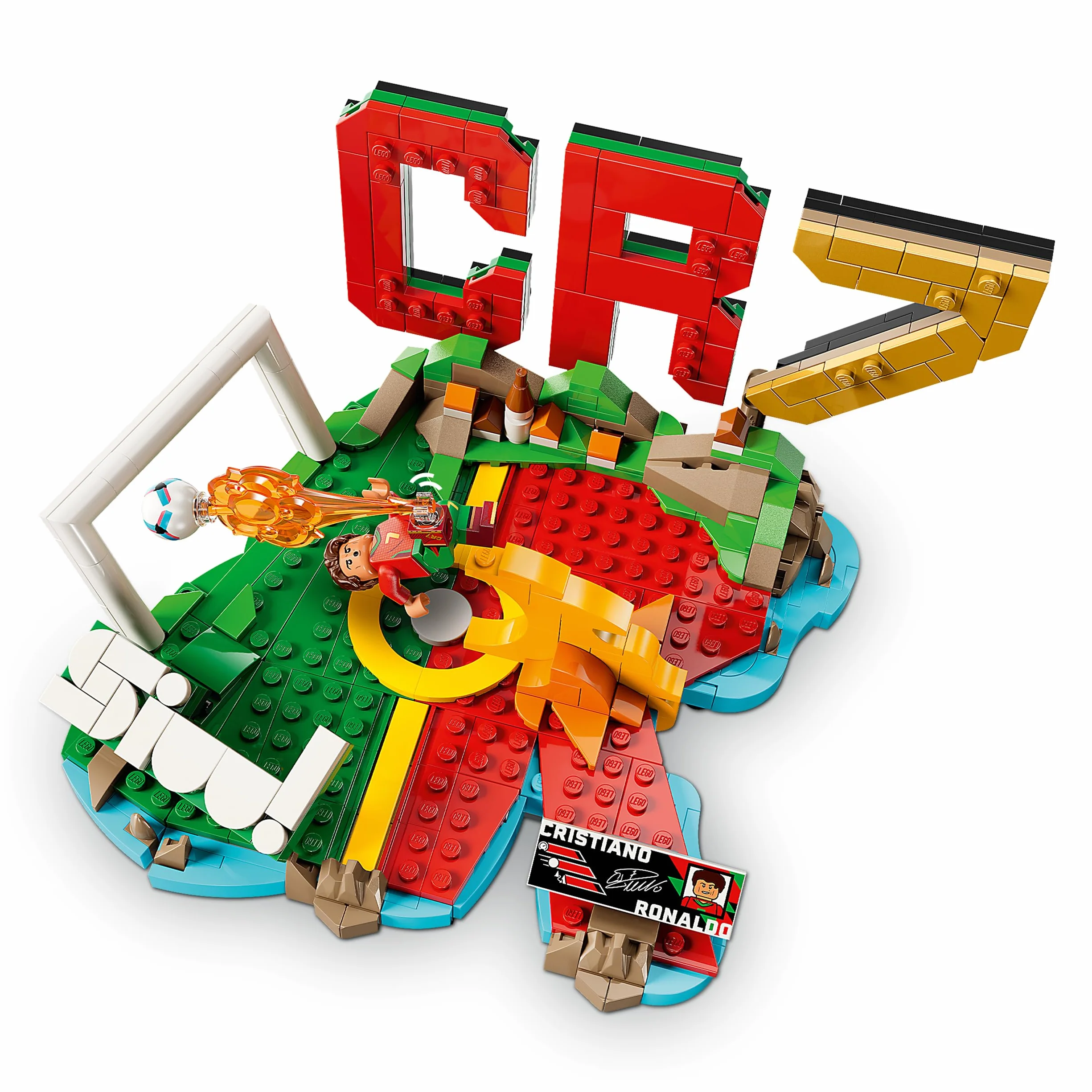 LEGO Cristiano Ronaldo Minifigure 3D Model 43012